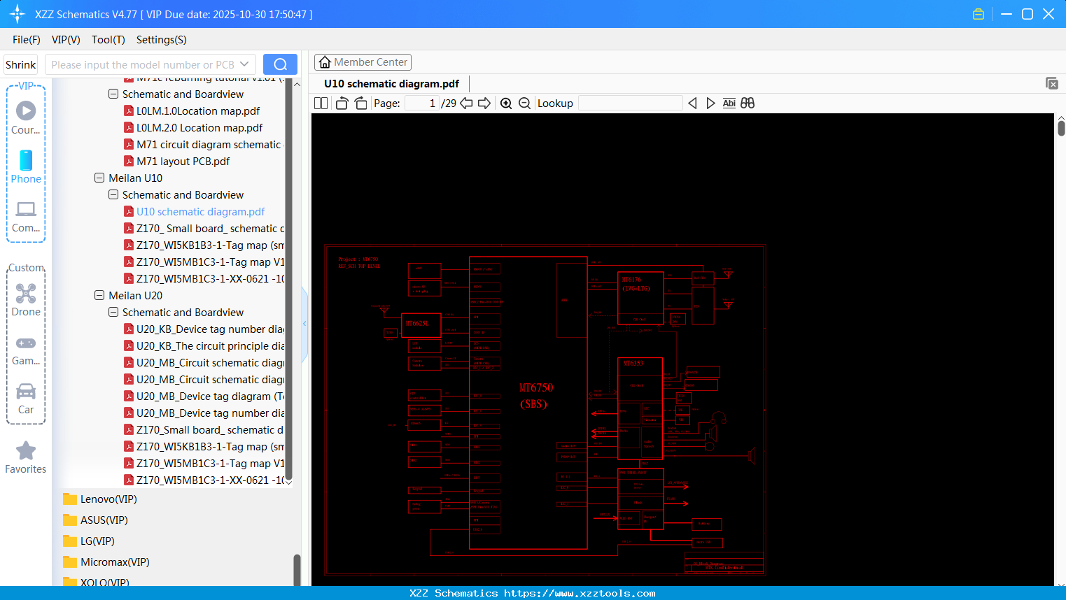 Meizu U10 Schematic Diagram